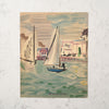 Rare Vintage Raoul Dufy Sailboat Art Print 