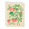 Another Year of Growth Strawberry Card