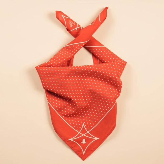 Classic Red Western Bandana at Golden Rule Gallery