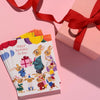 Richard Scarry Illustrated Happy Birthday Card with Bunnies