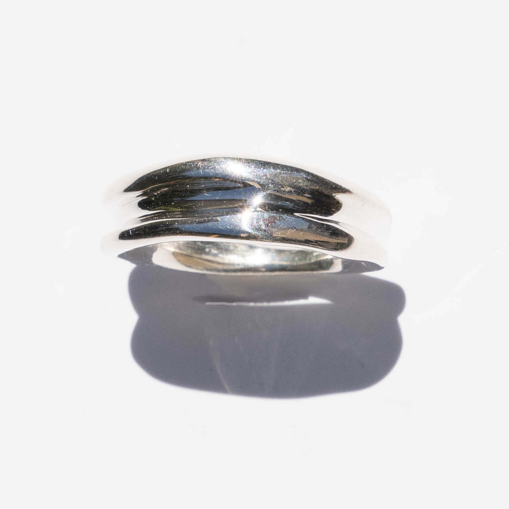 Sterling Silver Ring Inspired by Sun Rays