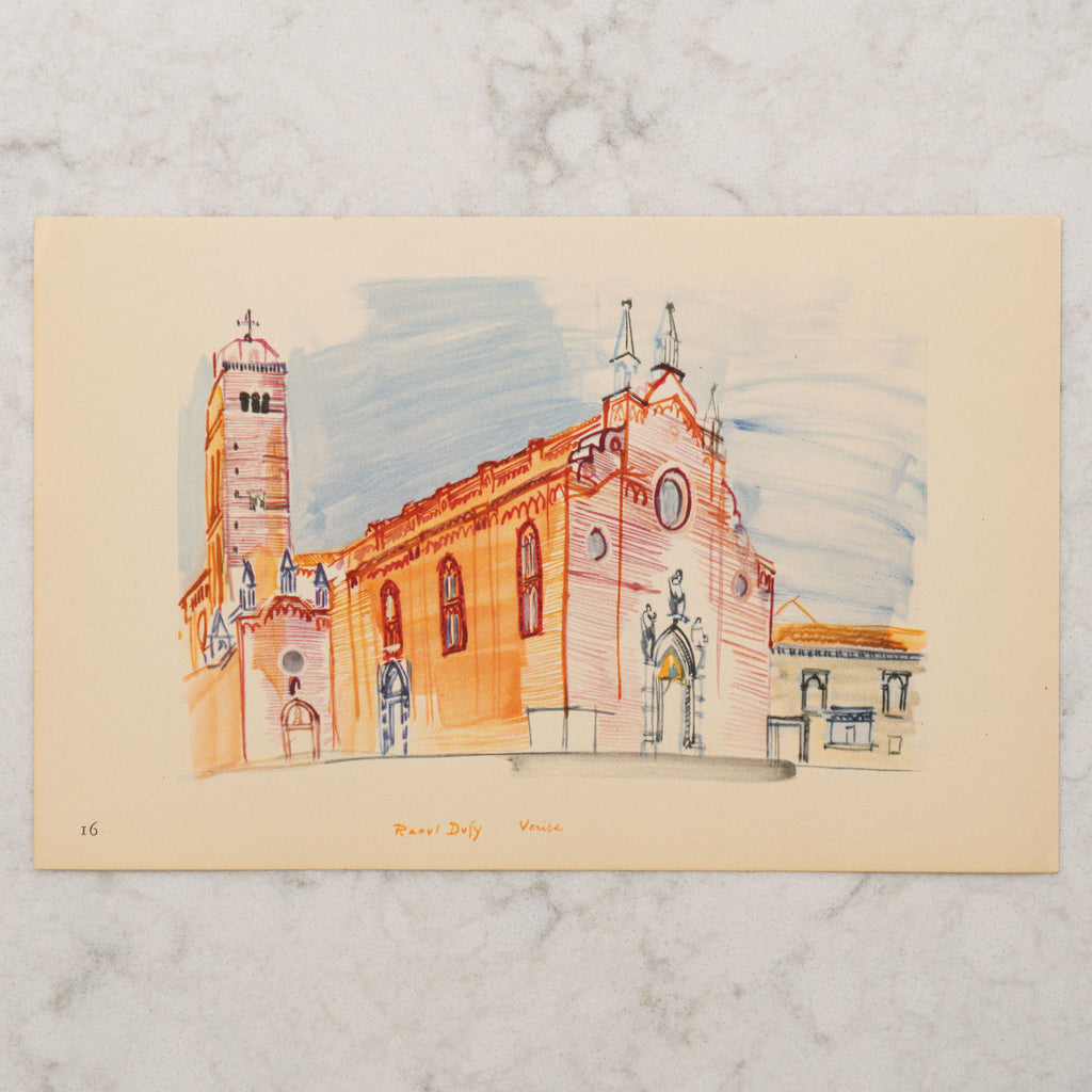 Raoul Dufy "Church in Venice" Art Print