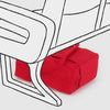 Red Baggu Carry On to Fit Under Plane Seat at Golden Rule Gallery