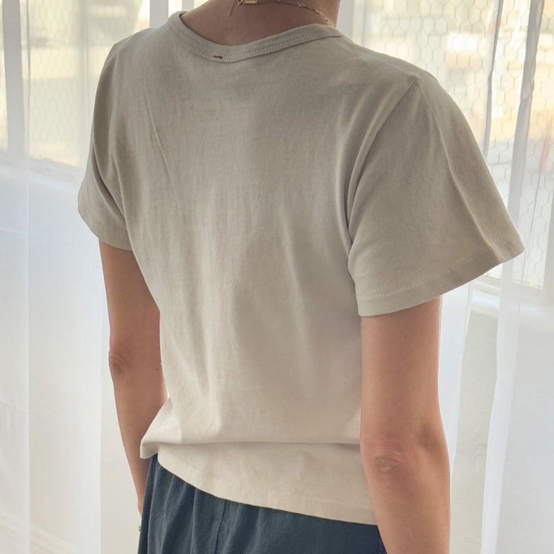 Rice Color Little Boy Tee by Le Bon Shoppe at Golden Rule Gallery