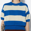 Rita Row Pattie Sweater in Blue Stripes at Golden rule Gallery in Excelsior, MN