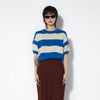 Rita Row Pattie Sweater in Blue Stripes at Golden rule Gallery in Excelsior, MN