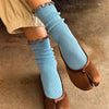 Blue Ruffle Socks 