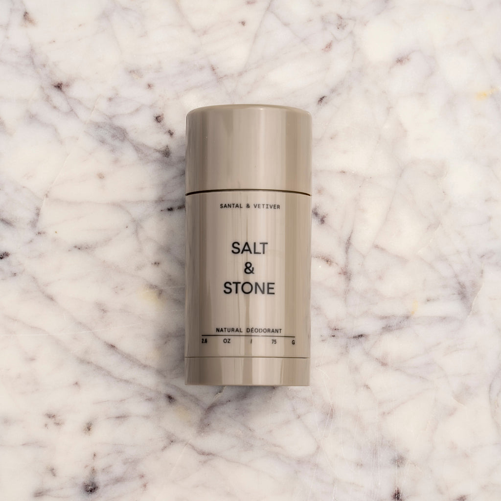 Santal & Vetiver Scented Natural Deodorant by Salt and Stone