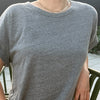 Fille Tee by Le Bon Shoppe in Heather Grey