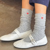 Grey Snow Socks by Le Bon Shoppe with Heart