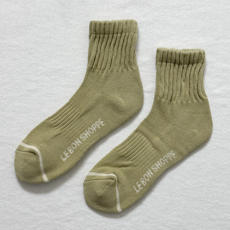 Dried Sage Swing Socks by Le Bon Shoppe