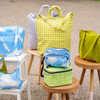 Baggu Summer Bags Styled on Stools at Golden Rule Gallery 