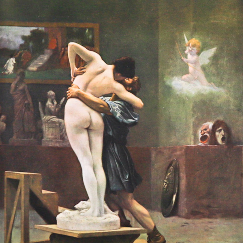 Vintage 1960 Gérôme “Pygmalion and Galatea" Art Print