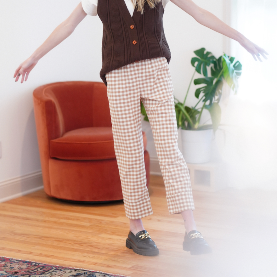 Plaid Checkered Pants by Eve Gravel