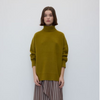 Pistachio Green Turtleneck Sweater