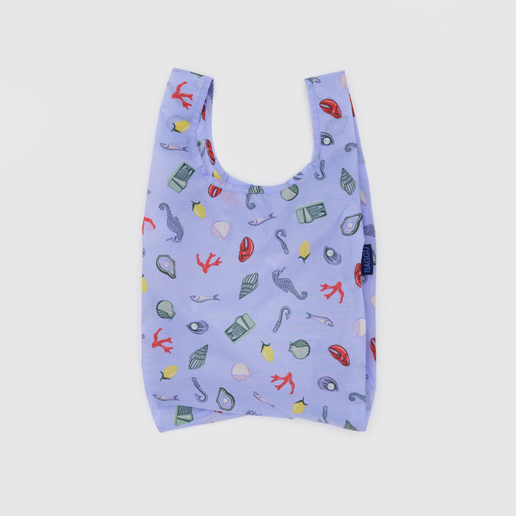 Sea Charms on Baggu Baby Reusable Tote Bag at Golden Rule Gallery