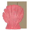 Pink Seashell Die Cut Card