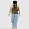 Seaweed Green Baggu Large Nylon Backpack at Golden Rule Gallery