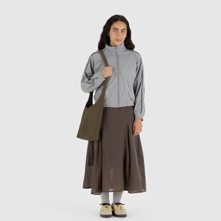 Seaweed Green Baggu Small Nylon Sling at Golden Rule Gallery