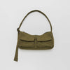 Seaweed Green Cargo Shoulder Bag by Baggu at Golden Rule Gallery
