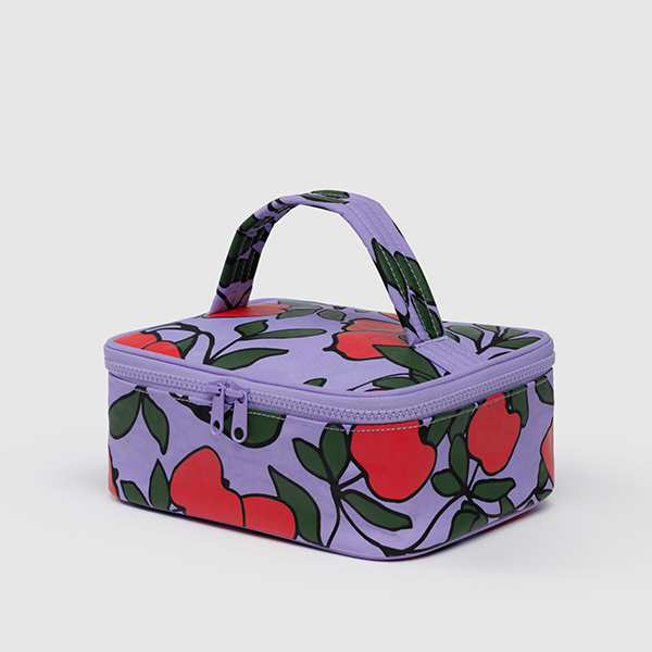 Small Cosmetic Bag in Apple Tree Print by Baggu at Golden Rule Gallery