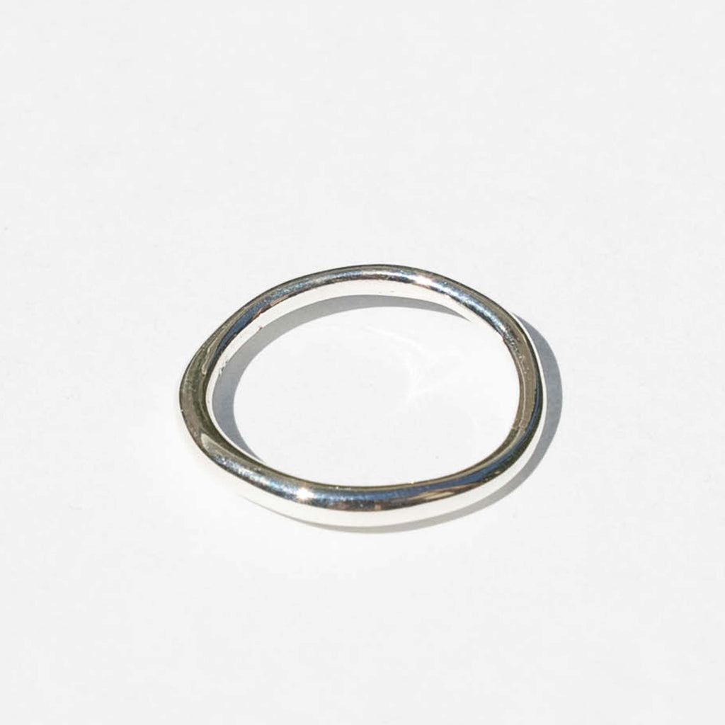 Sterling Silver Organic Shaped Ring 