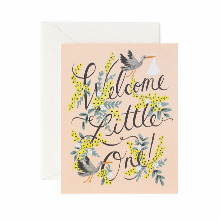 Welcome Little One Baby Card