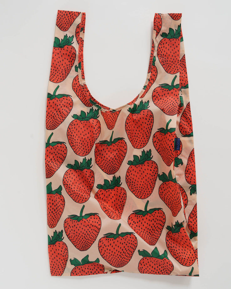 Strawberry Baggu Big Reusable Tote Bag at Golden Rule Gallery