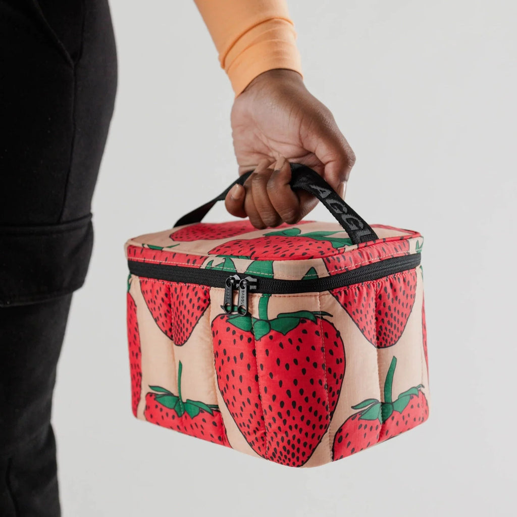 Strawberry Baggu Puffy Lunch Bag at Golden Rule Gallery