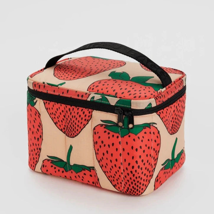 Strawberry Baggu Puffy Lunch Cooler Bag at Golden Rule Gallery