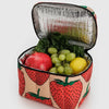 Strawberry Puffy Lunch Cooler Bag by Baggu at Golden Rule Gallery