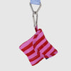 Striped Red and Pink Baggu Airpod Case at Golden Rule Gallery