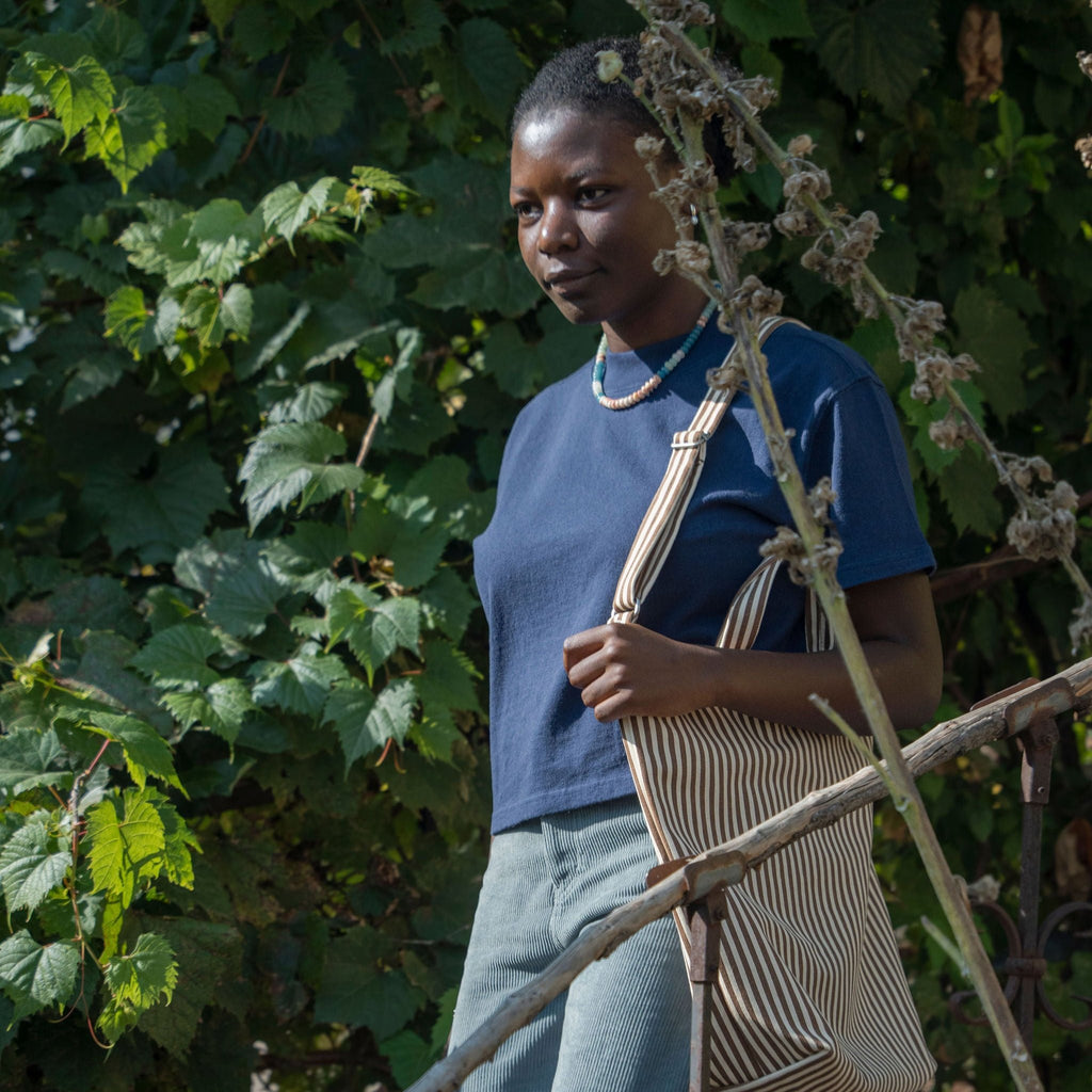 Sunset Mock Neck Tee by Le Bon Shoppe at Golden Rule Gallery