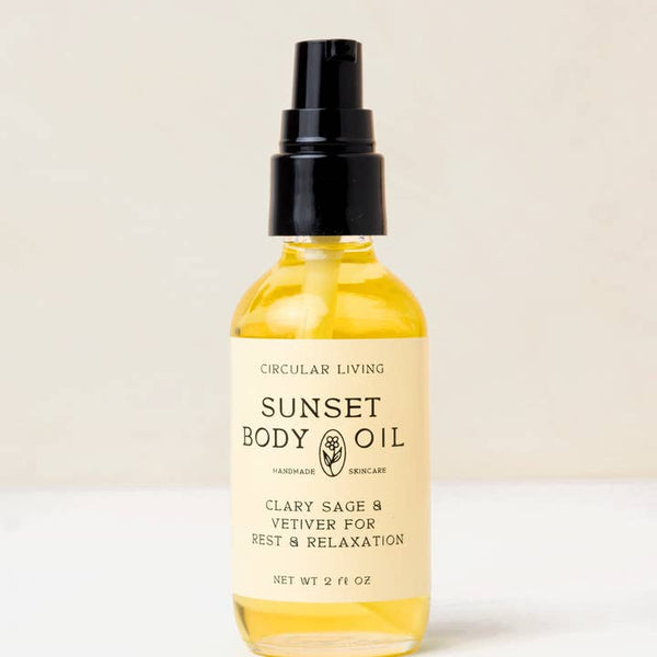 Nourishing Body Oil with Sage and Vetiver