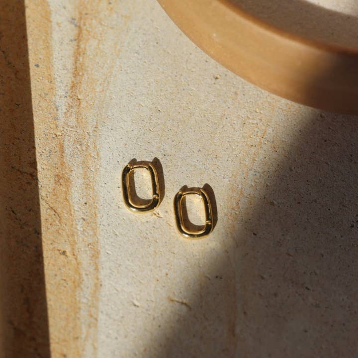 Softly Rounded Hoop Earrings in 14K Gold Fill