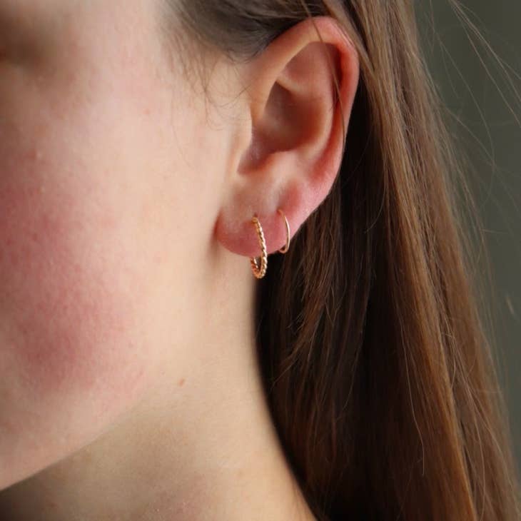 Token Spiral Twists Earrings