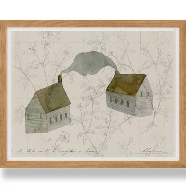 I Think We'll Be Neighbors In Heaven Cocoshalom Art