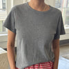 The Little Boy Tee Melange Grey at Golden Rule Gallery
