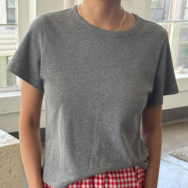 The Little Boy Tee Melange Grey at Golden Rule Gallery