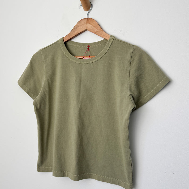 The Little Boy Tee in Mint Dust at Golden Rule Gallery in Excelsior, MN