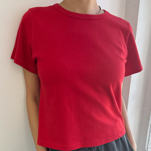 The Little Boy Tee in Chili