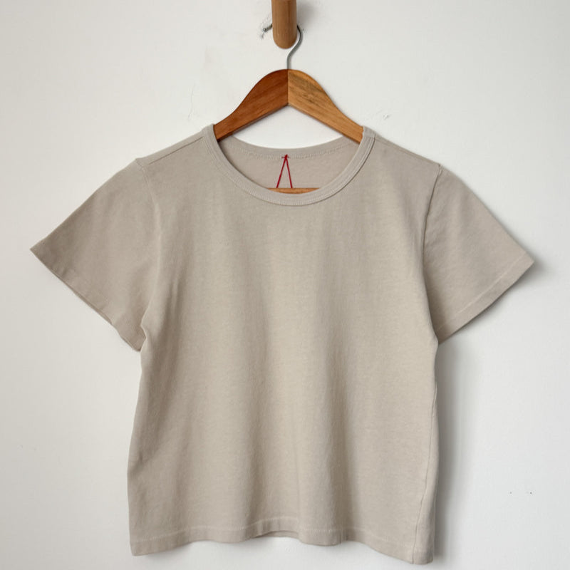 The Little Boy Tee in Rice Grey by Le Bon Shoppe at Golden Rule Gallery