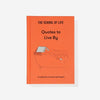 The School of Life Quote Book at Golden Rule Gallery