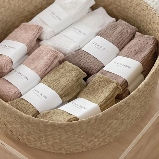 Le Bon Shoppe Cottage Socks at Golden Rule Gallery