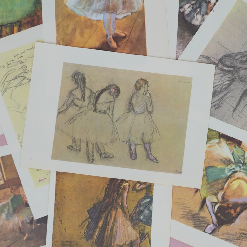 Three Studies of Dancers by Degas