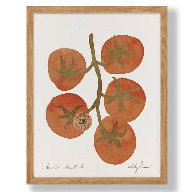 Tomato Graphic Art Print at Golden Rule Gallery