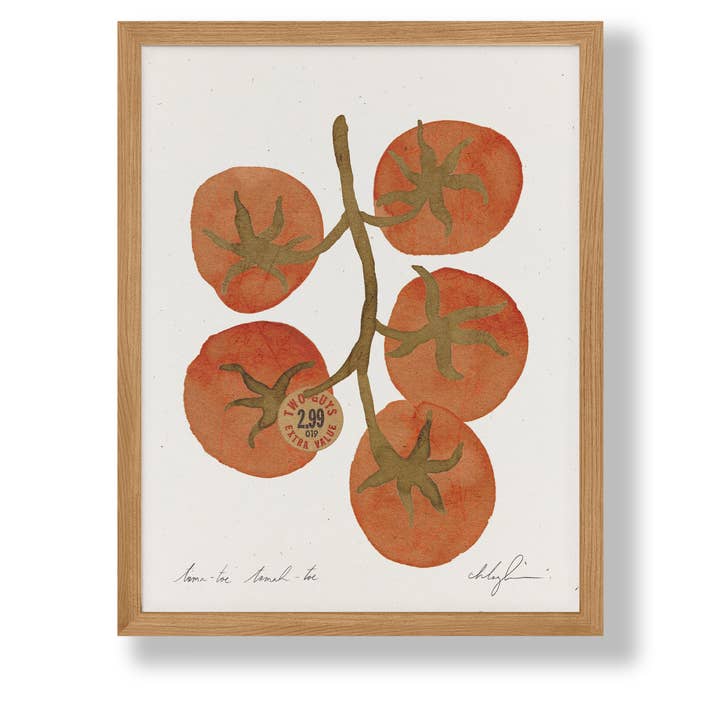 Tomato Graphic Art Print at Golden Rule Gallery