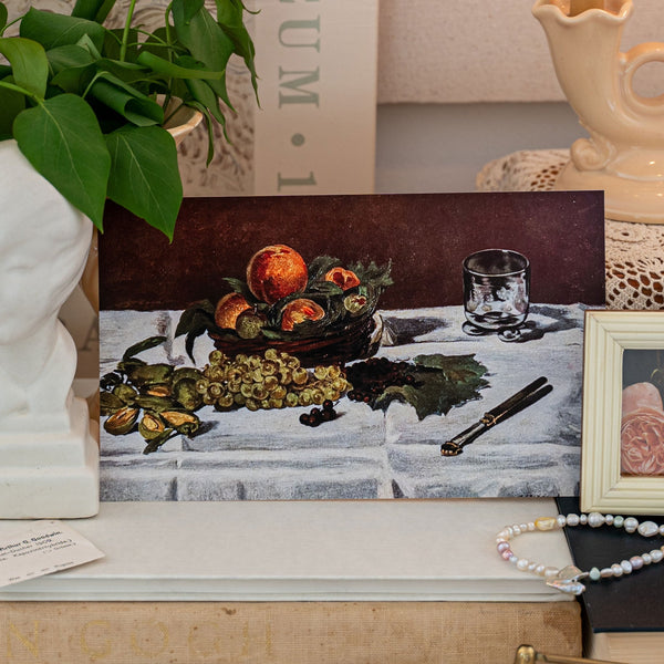 Manet Fruit on Table Still Life Modern Art Print