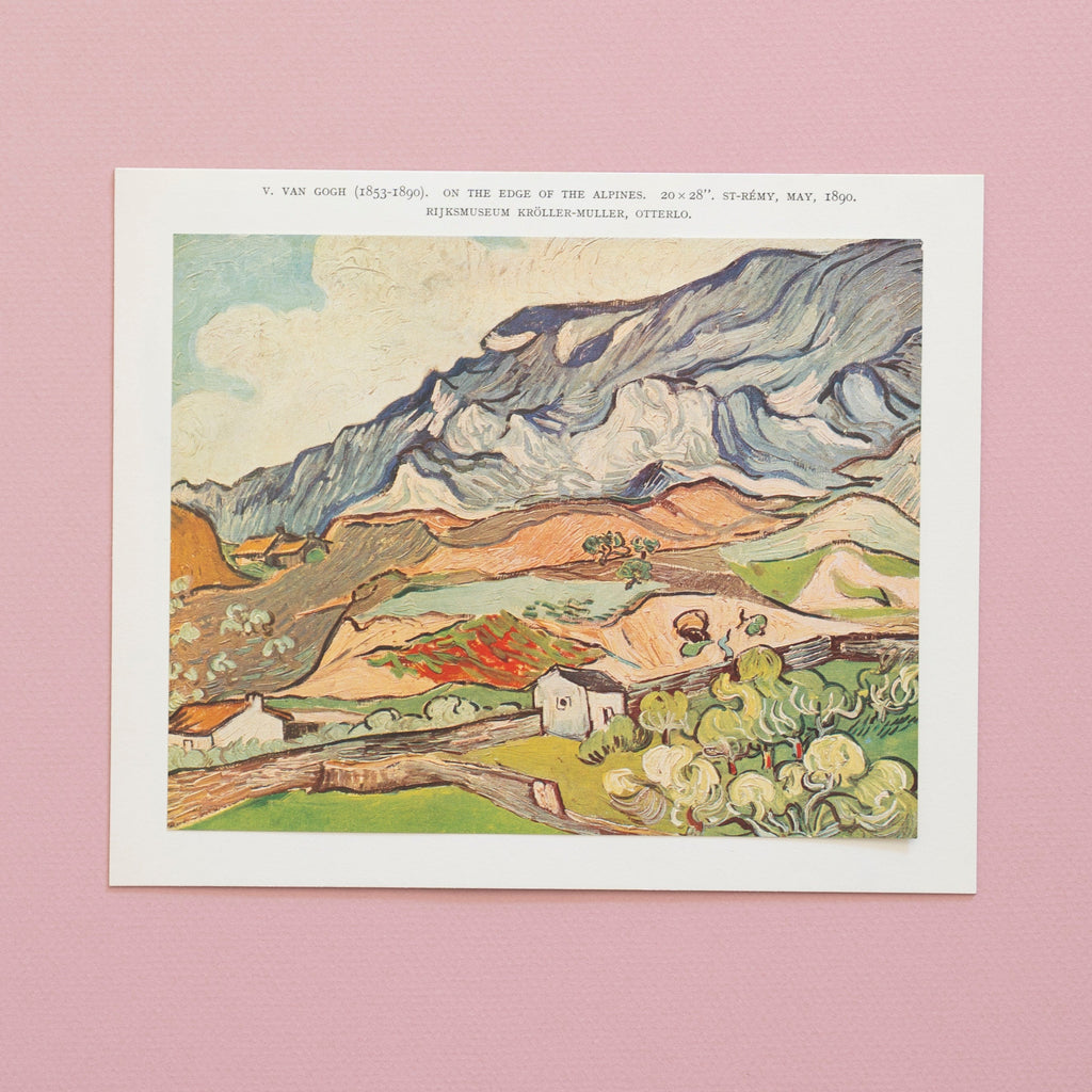 Van Gogh landscape art print at Golden Rule Gallery