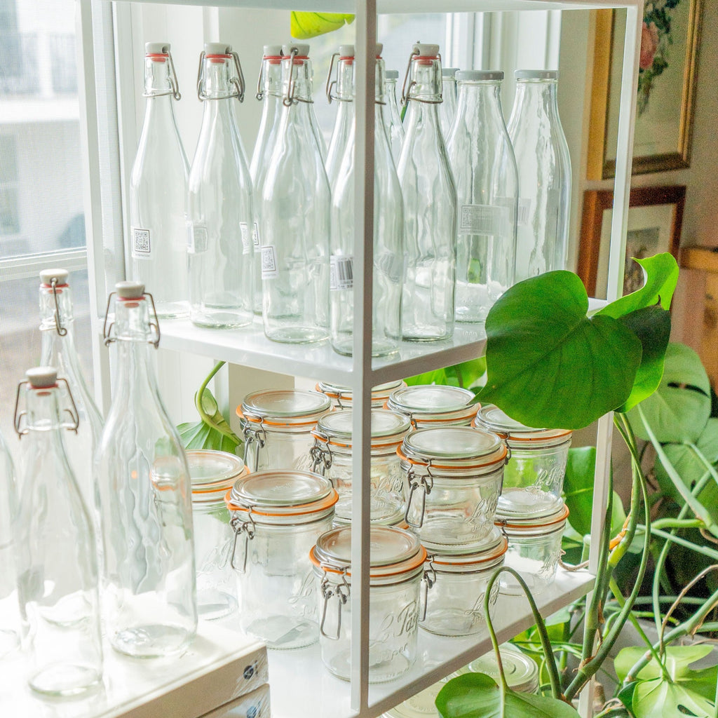 Variety Sized Glassware Sustainable Storage at Golden Rule Gallery